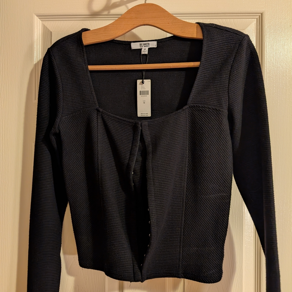 Steve Madden Black Women's Cardigan